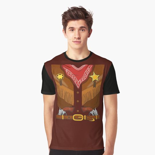 Discover Cowboy Horror 3D T-Shirt - Halloween All Over Print
