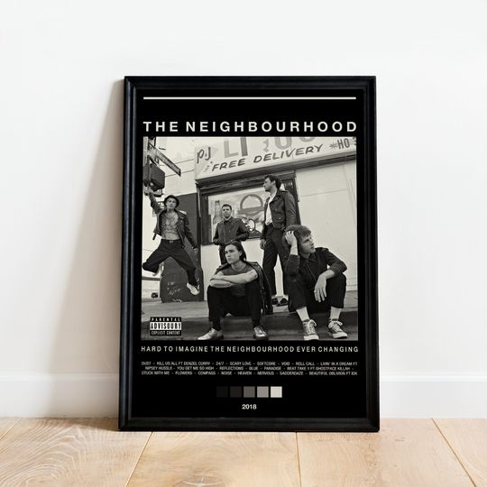 Discover The Neighbourhood "Hard to Imagine The Neighbourhood Ever Changing" Album Poster