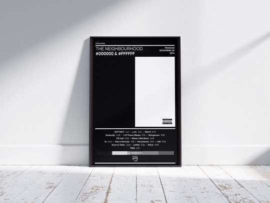 Discover The Neighbourhood Poster, Rock Music Poster
