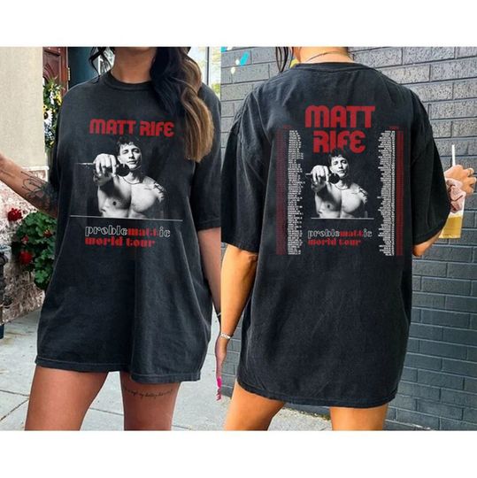 Discover Matt Rife World Tour 2023 Tour Date Shirt