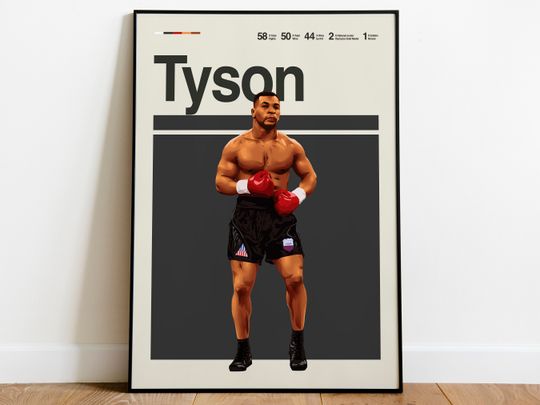 Discover Mike Tyson Poster - Boxing Wall Art