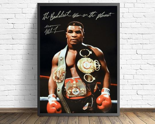 Discover Mike Tyson Boxing Poster