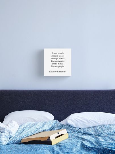 Discover Eleanor Roosevelt Quote Canvas Print