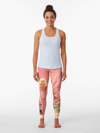 Discover Barbenheimer Summer Moon Walk | Leggings