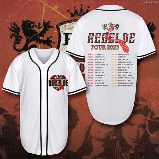 Discover Personalized Soy Rebelde Adult Baseball Jersey