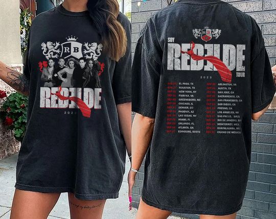 Discover Rebelde  Shirt, Vintage 90s Graphic Tee, RBD Concert Shirt