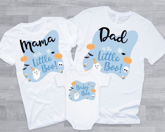 Discover Little Boo is Almost Due Family Shirt - Baby Shower Theme