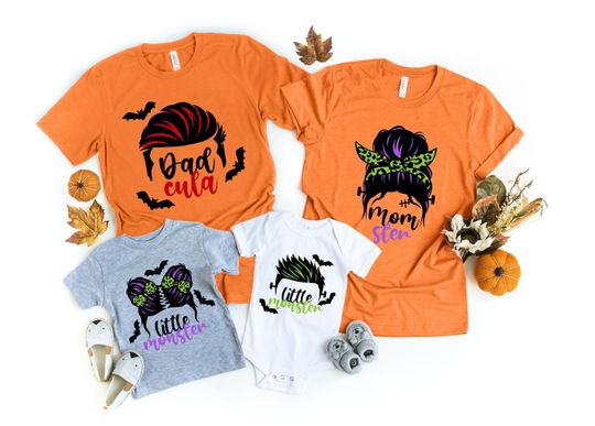 Discover Monster Family Matching Shirt for Halloween