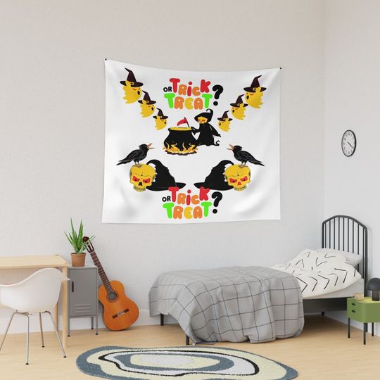 Discover Trick or Treat Tapestry