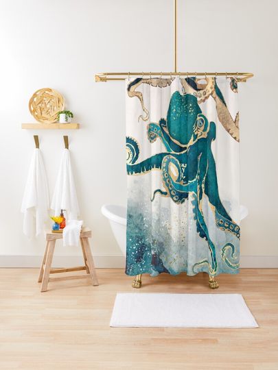 Discover Underwater Dream V | Shower Curtain