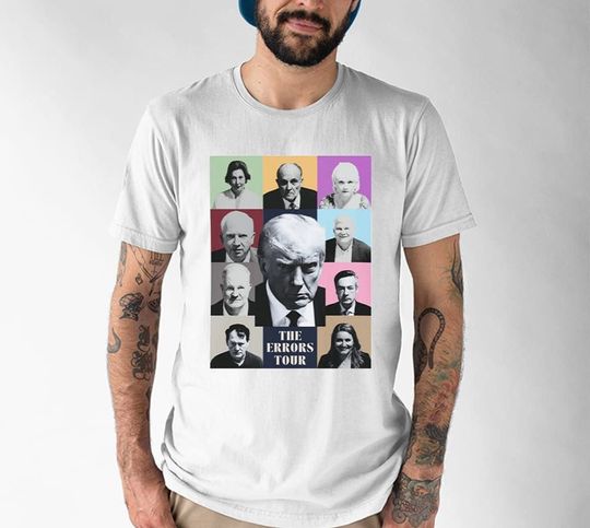 Discover Parody Errors Tour Donald Trump Shirt, Donald Trump Mugshot 2023 Shirt
