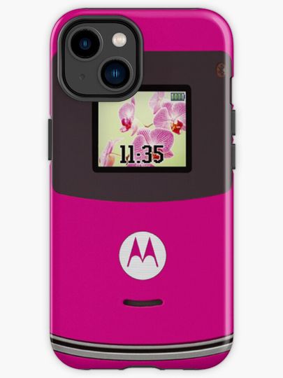 Discover Motorola Razr: pink | iPhone Case