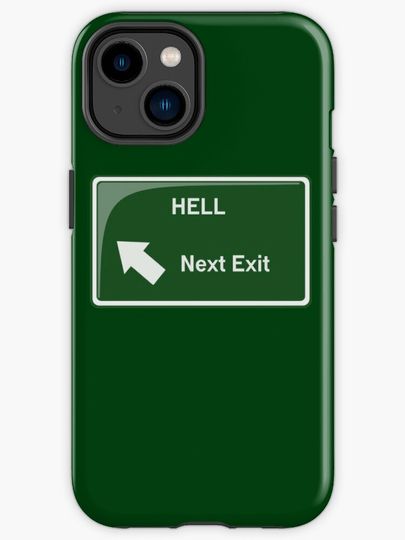 Discover Hell - Next Exit | iPhone Case