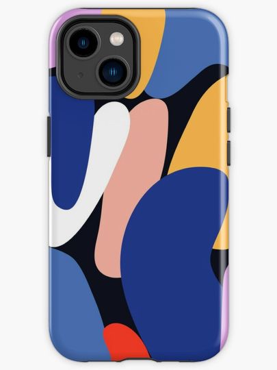 Discover abstraction on dark background | iPhone Case