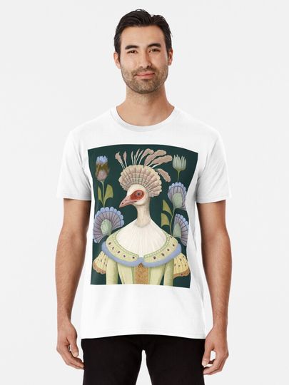 Discover Pierre: Blushing Beneath the Brilliance | Premium T-Shirt