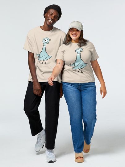 Discover Don&apos;t Let The Pigeon so excited fan art | Classic T-Shirt