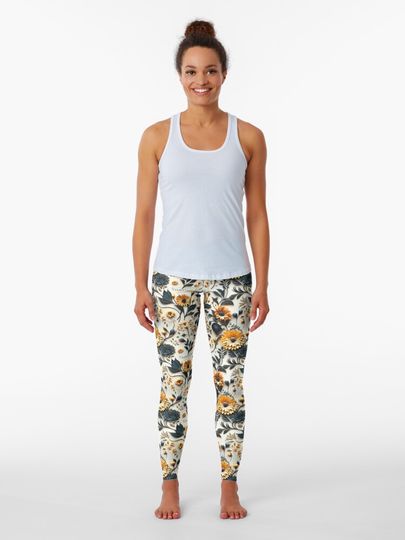 Discover Nature-inspired pattern2, Seamless | Leggings