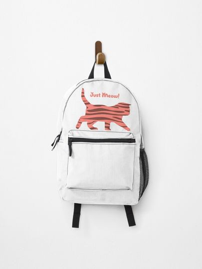Discover Kitten with unique and colorful fur "Just Meow!" | Backpack