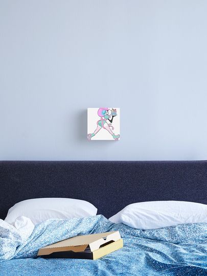 Discover Diner Babe | Canvas Print