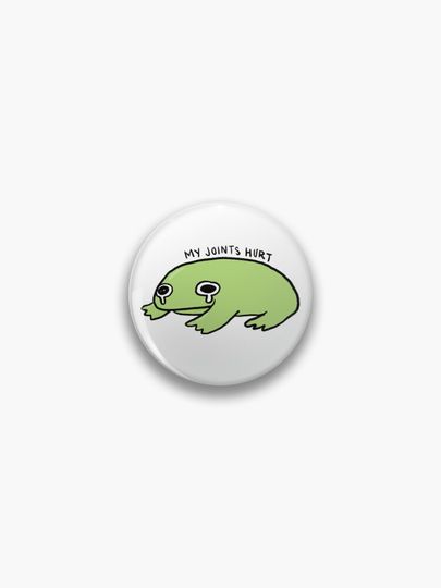 Discover My Joints Hurts | Crying Green Frog | Pin