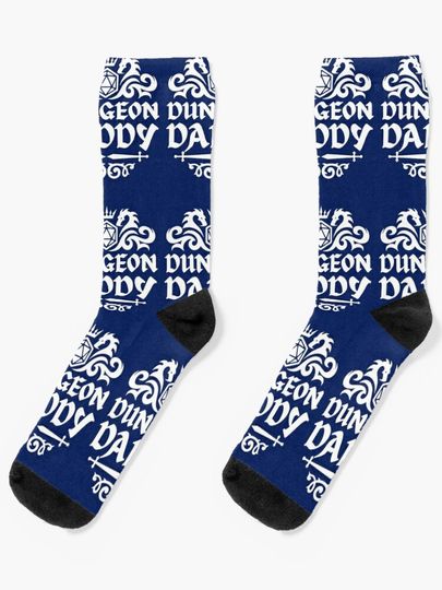 Discover D&D DUNGEON DADDY, DND DAD, Dnd fathers day, D&D dad | Socks