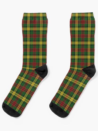 Discover Clan MacMillan Tartan Pattern | Socks