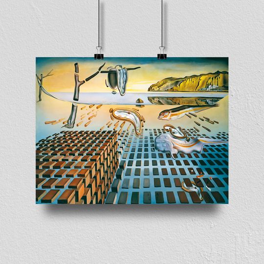 Discover The Disintegration of the Persistence of Memory--- SALVADOR DALÍ Premium Matte Vertical Poster