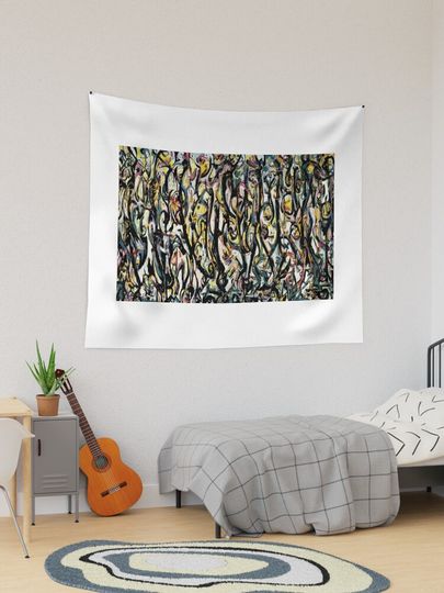 Discover Jackson Pollack Mural | Tapestry