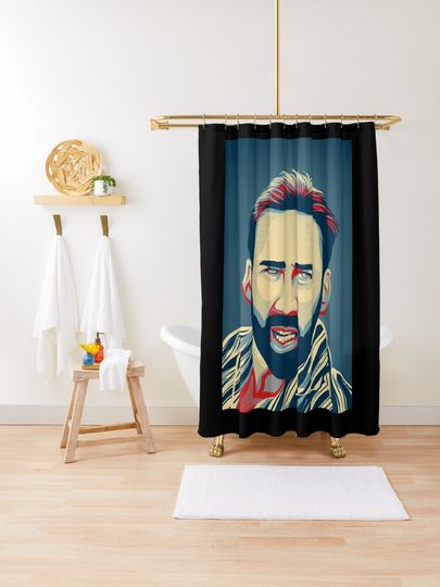 Discover Nicolas Cage | Shower Curtain
