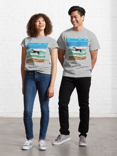 Discover Running in the Sea | Classic T-Shirt