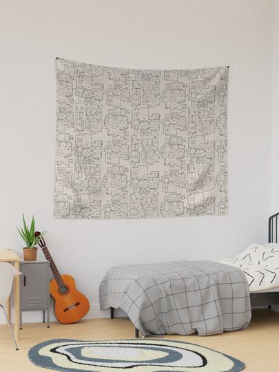 Discover Dungeon Dreams, Adventurous Map Comforter - For DM and adventurer! RPG Lover | Tapestry