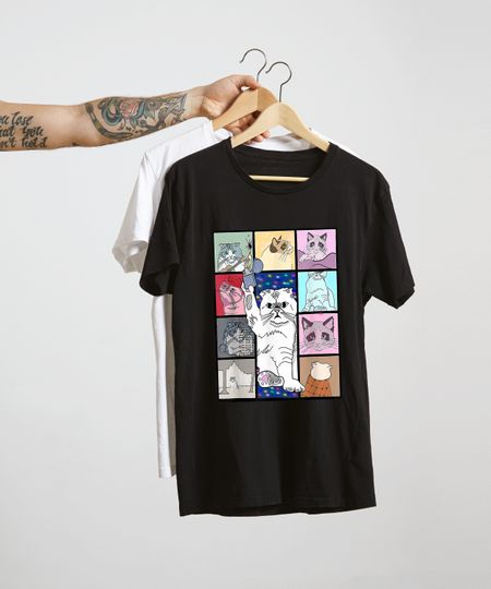 Discover The Eras Cat Version Shirt, Concert Shirt, Albums Shirt, Cat Version Shirt