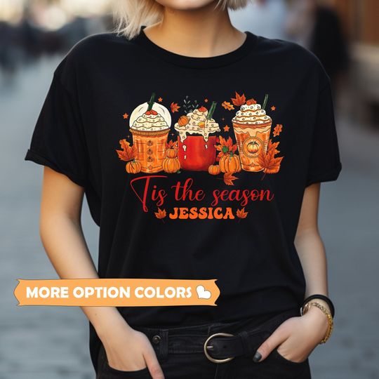 Discover Fall Pumpkin Coffee Lovers Shirt