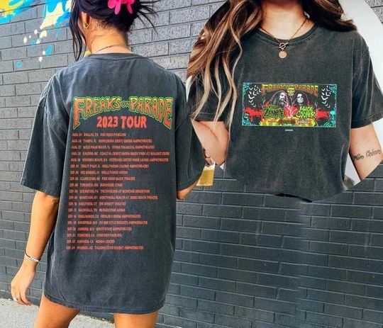 Discover Rob Zombie Freaks On Parade Tour 2023 Shirts