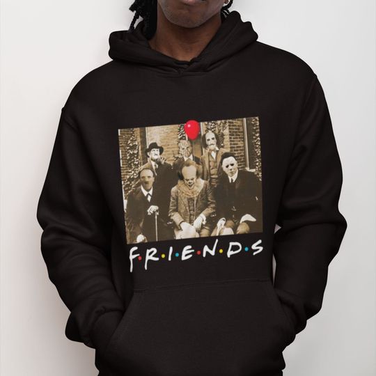 Discover Classic Scary Movie Killers Characters-Fun Halloween  Hoodies