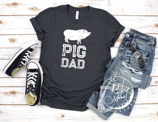 Discover Pig Dad T-Shirt, Family Pig T-Shirt