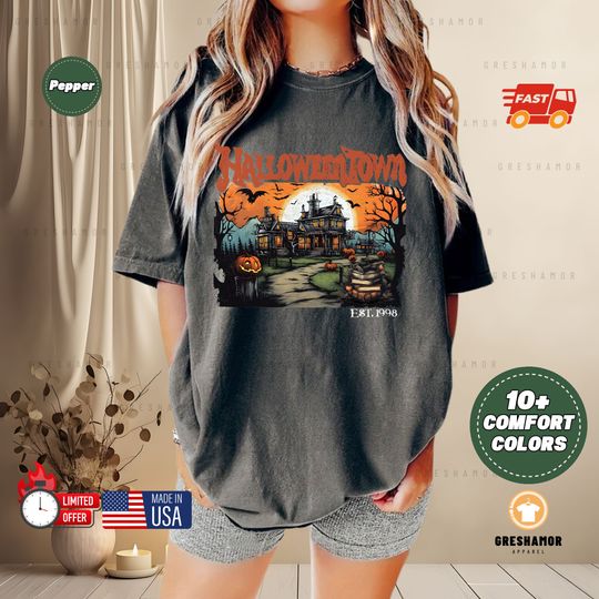Discover Halloween Town Book  Shirt