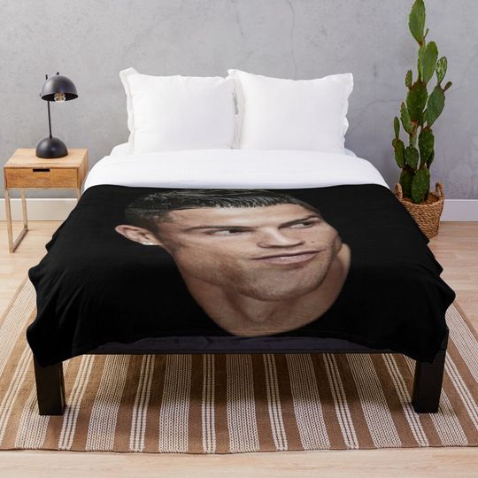 Discover Christiano Ronaldo Throw Blanket