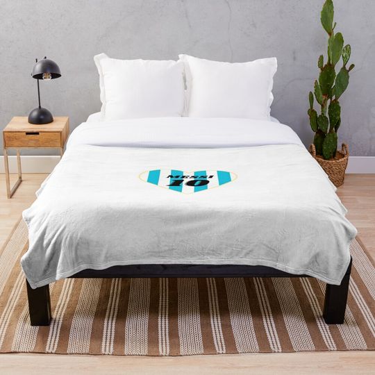 Discover MESSI HEART Throw Blanket
