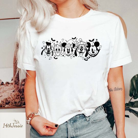 Discover Mouse and Friends Characters Halloween Shirt