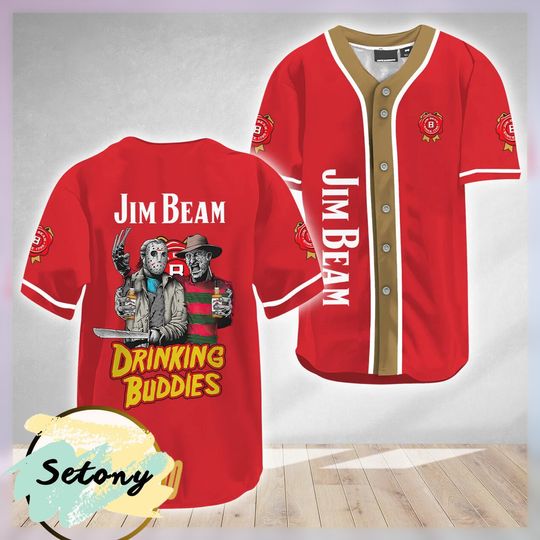 Discover Jim Beam Baseball Jersey - Perfect Gift for Fans