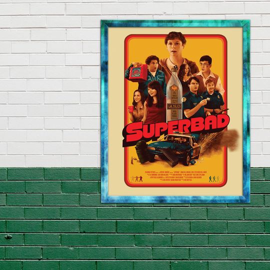 Discover Superbad Poster, Jonah Hill Wall Art Movie Poster Gift