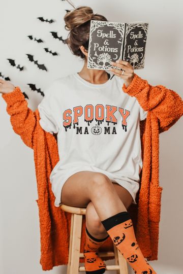 Discover Spooky Mama Halloween T-Shirt
