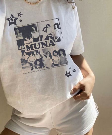 Discover Muna Band Life's So Fun Tour 2023 Shirt, Muna Band Fan Shirt