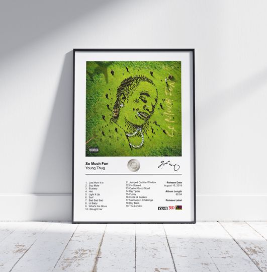 Discover Young Thug Poster - So Much Fun Album Cover Poster