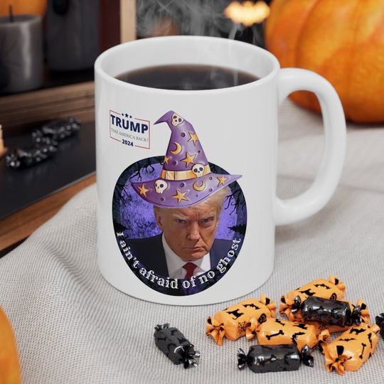 Discover Trump 2024 Halloween coffee mug, Ceramic Mug, trump mug shot mug