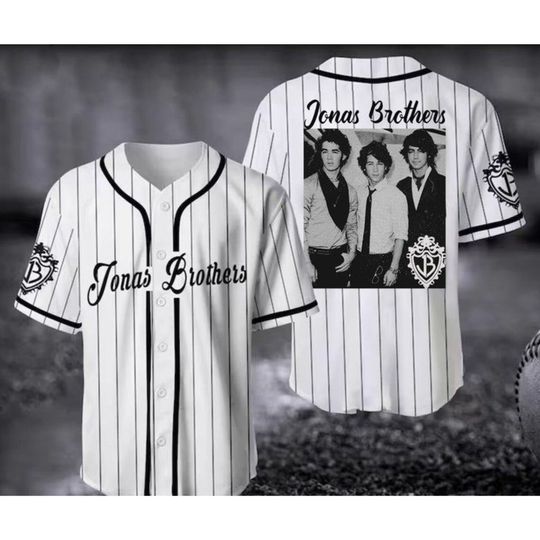 Discover Jonas Brothers 5 Album 1 Night Concert Baseball Jersey