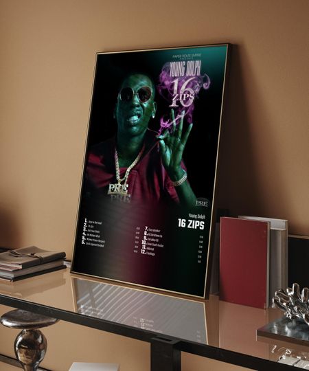 Discover Young Dolph - 16 Zips  Album Cover Poster