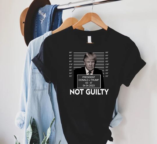 Discover Support Trump Not Guilty T-Shirt for Enthusiasts