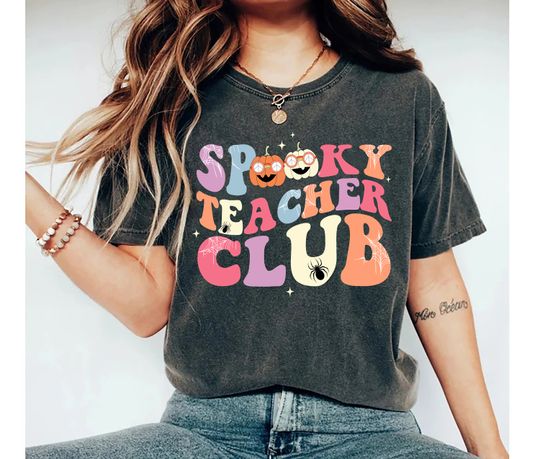 Discover Spooky Teacher Club Shirt